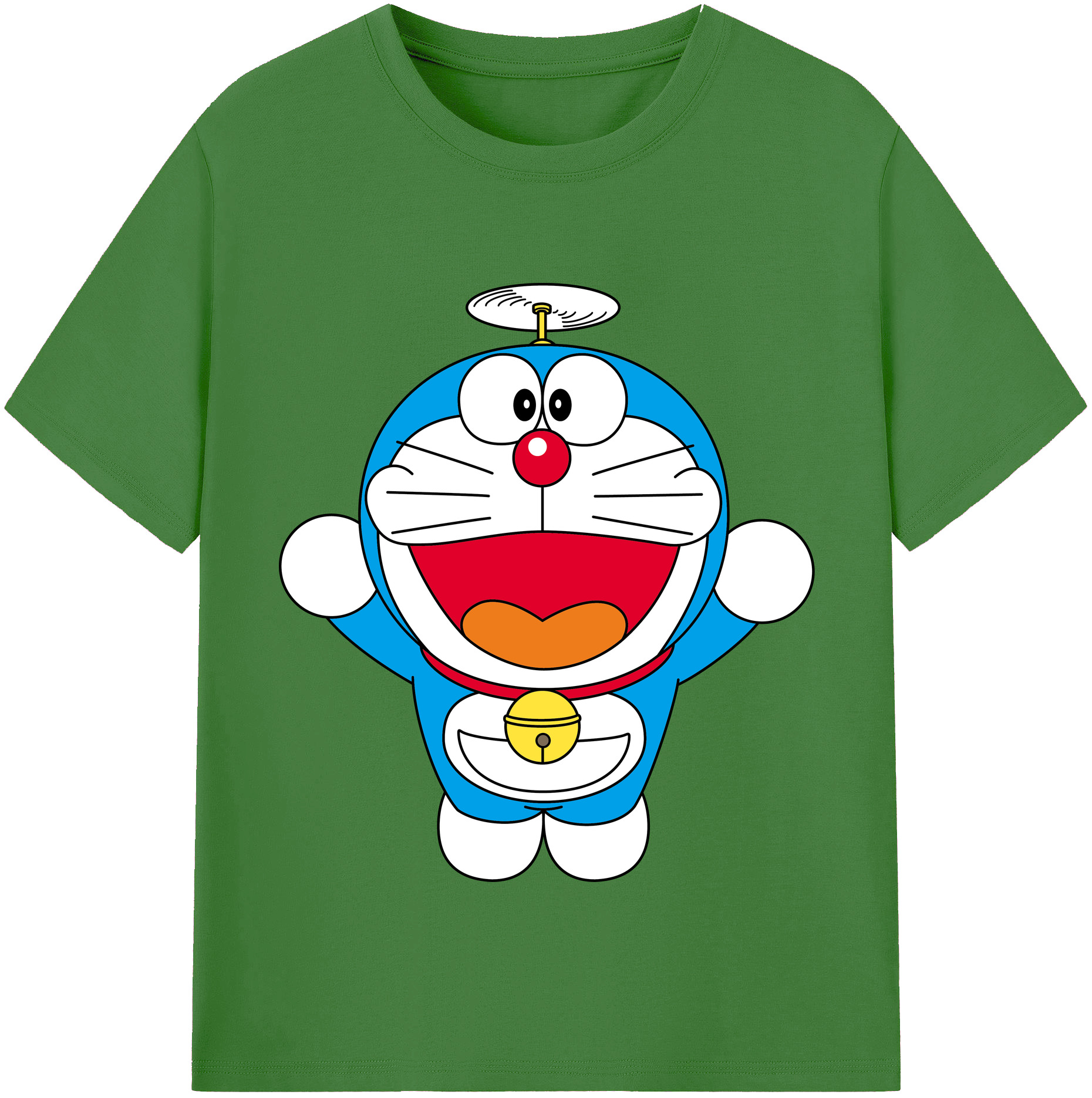 （画像用） ドラえもん Doraemon レディースカジュアルプリントTシャツ（綿100％）